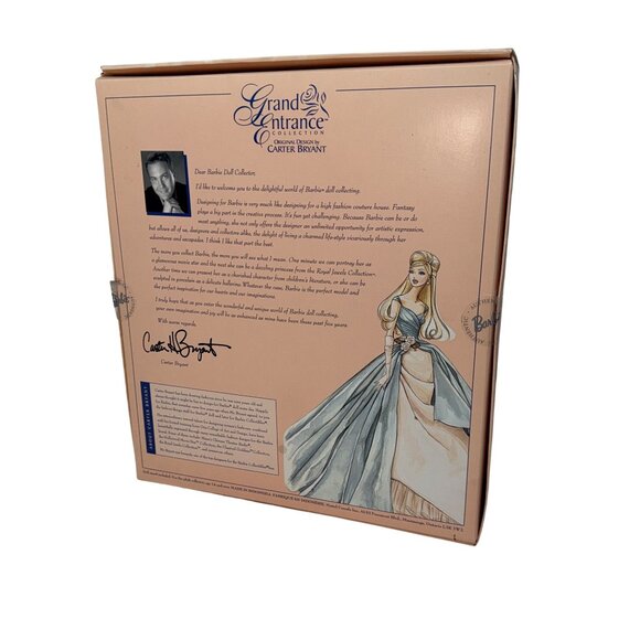 Vintage 2000 Grand Entrance Barbie Doll Carter Bryant 28533 Blue Gown Blonde - Picture 5 of 8